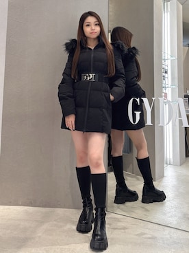 「アイテム（ダウンジャケット/コート）」を使った、rimikaさん（レディース・157cm）の秋コーディネート