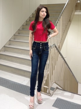 rimikaさん（レディース・156cm）の夏コーディネート