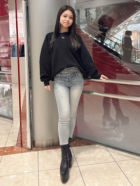 rimikaさん（レディース・157cm）の冬コーディネート