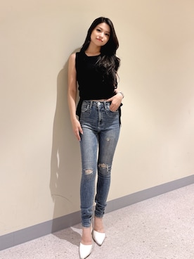 rimikaさん（レディース・156cm）の夏コーディネート