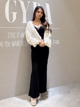 「アイテム（つなぎ/オールインワン）」を使った、rimikaさん（レディース・157cm）の夏コーディネート