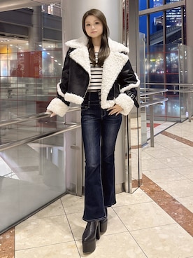 rimikaさん（レディース・157cm）の冬コーディネート