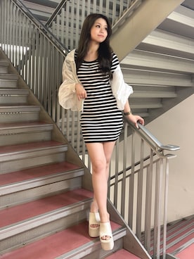 rimikaさん（レディース・157cm）の春コーディネート