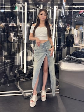 rimikaさん（レディース・157cm）の夏コーディネート