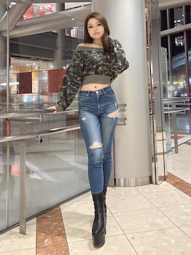 rimikaさん（レディース・157cm）の冬コーディネート