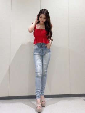 rimikaさん（レディース・156cm）の春コーディネート