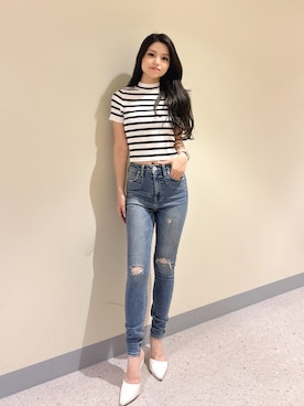 rimikaさん（レディース・156cm）の夏コーディネート