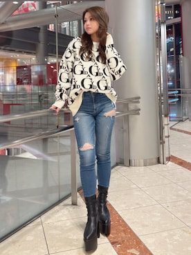 rimikaさん（レディース・157cm）の冬コーディネート