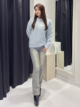 「GYDA（ジェイダ）のアイテム」を使った、rimikaさん（レディース・157cm）の冬コーディネート