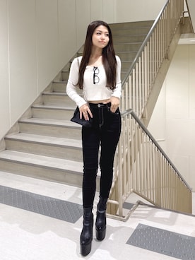 rimikaさん（レディース・156cm）の夏コーディネート