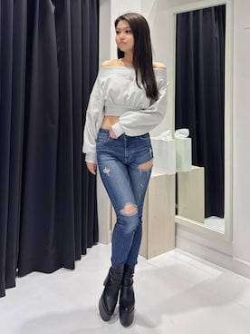 rimikaさん（レディース・157cm）の冬コーディネート