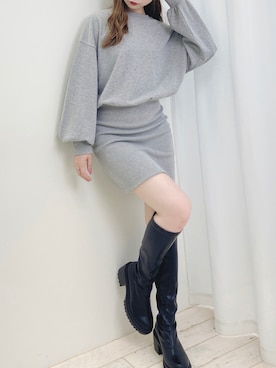 「スウェットワンピース」｜kataokaさん（レディース・162cm）の夏コーディネート