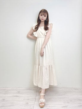 「ウェッジソール」｜kataokaさん（レディース・162cm）の夏コーディネート