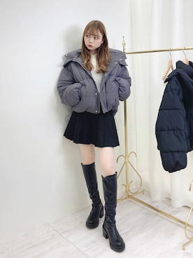 kataokaさん（レディース・162cm）の冬コーディネート