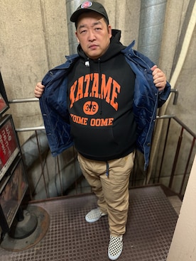 亀子のぶおさん（メンズ・170cm・40代）の秋コーディネート