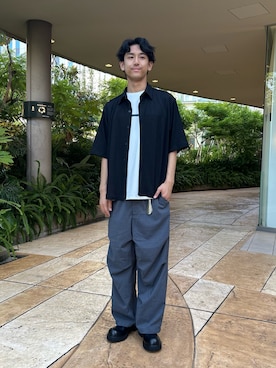 「アイテム（その他小物）」を使った、makoさん（メンズ・180cm）の夏コーディネート