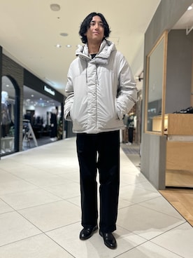 「マイベストコーデ2024」｜「アイテム（スリッポン）」を使った、makoさん（メンズ・180cm）の冬コーディネート
