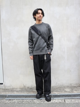 「お洒落さんとつながりたい」｜「アイテム（財布/小物）」を使った、makoさん（メンズ・180cm）の秋コーディネート