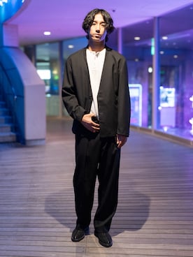 makoさん（メンズ・180cm）の冬コーディネート