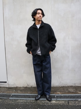 makoさん（骨格ウェーブ・メンズ・180cm）の冬コーディネート