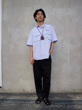 makoさん（骨格ウェーブ・メンズ・180cm）の夏コーディネート