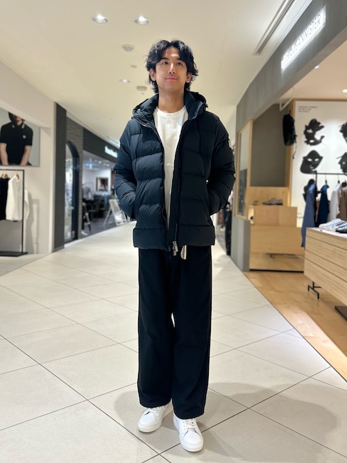 サイドジップ ハイカット レザースニーカー（スニーカー