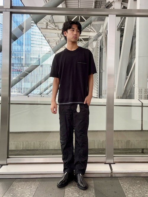 alfredoBANNISTER センタージップ レザーブーツ 黒 髙原啓