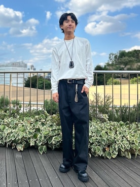 makoさん（骨格ウェーブ・メンズ・180cm）の秋コーディネート