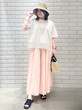 MINさん(レディース・155cm)の夏コーディネート
