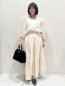 「SOUP（スープ）のアイテム」を使った、MINさん（レディース・155cm）の春コーディネート