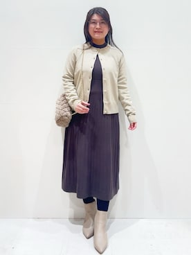 MINさん（レディース・155cm）の冬コーディネート