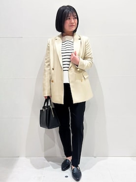 「COCUE（コキュ）のアイテム」を使った、MINさん（レディース・155cm）の春コーディネート