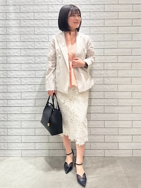 「index（インデックス）のアイテム（バッグ）」を使った、MINさん（レディース・155cm）の春コーディネート