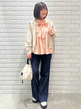 「index（インデックス）のアイテム（パンツ）」を使った、MINさん（レディース・155cm）の春コーディネート