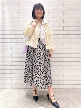 「index（インデックス）のアイテム（トップス）」を使った、MINさん（レディース・155cm）の春コーディネート