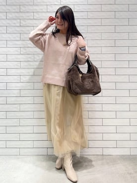 MINさん(レディース・155cm)の冬コーディネート