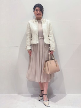 「index（インデックス）のアイテム（バッグ）」を使った、MINさん（レディース・155cm）の冬コーディネート