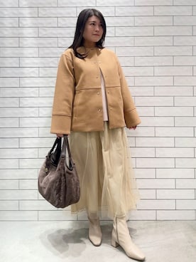MINさん(レディース・155cm)の冬コーディネート