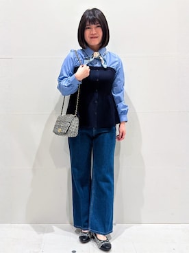 「index（インデックス）のアイテム（バッグ）」を使った、MINさん（レディース・155cm）の春コーディネート