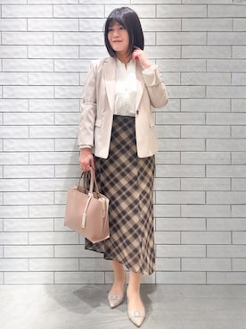 MINさん(レディース・155cm)の春コーディネート