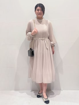 「Rubyrivet（ルビーリベット）のアイテム」を使った、MINさん（レディース・155cm）の冬コーディネート