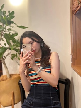 「PROPORTION BODY DRESSING（プロポーションボディドレッシング）のアイテム（スカート）」を使った、azusa 🍋さん（レディース・161cm）の秋コーディネート
