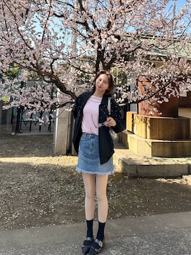 「H&M（エイチ・アンド・エム）のアイテム」を使った、azusa 🍋さん（レディース・161cm）の春コーディネート