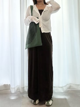 「feepur（フェピュール）のアイテム」を使った、asさん（レディース・165cm）の秋コーディネート