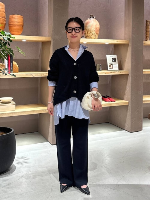 Chaos(カオス)/シルクコンリリーショートカーディガン 【セットアップ