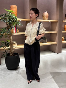 「アイテム（ブルゾン）」を使った、chaosseriさん（レディース・158cm）の夏コーディネート