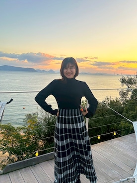 莉帆さん(レディース・158cm)の秋コーディネート
