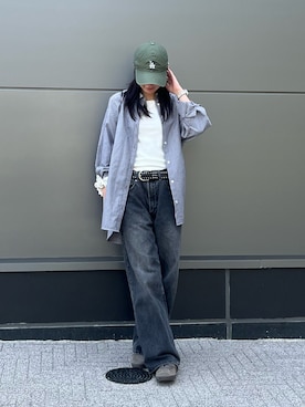 「ワイドパンツ」｜はるなさん（レディース・160cm）の秋コーディネート