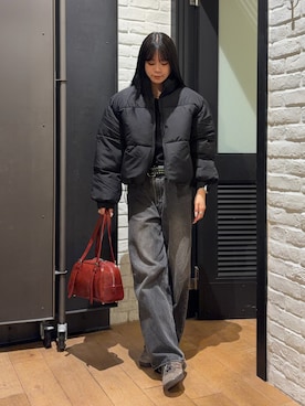 「アイテム（ダウンジャケット/コート）」を使った、はるなさん（レディース・160cm・20代）の冬コーディネート