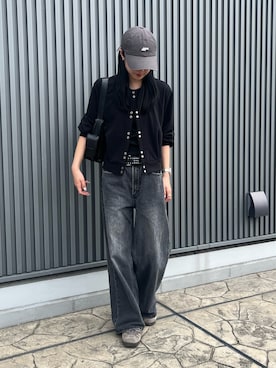 「アイテム（キャミソール）」を使った、はるなさん（レディース・160cm）の秋コーディネート